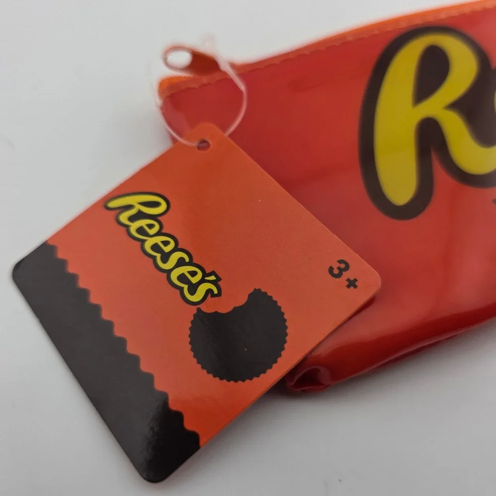 Reeses Peanut‎ Butter Cups Pencil Case Pouch Bag Orange Chocolate Candy New